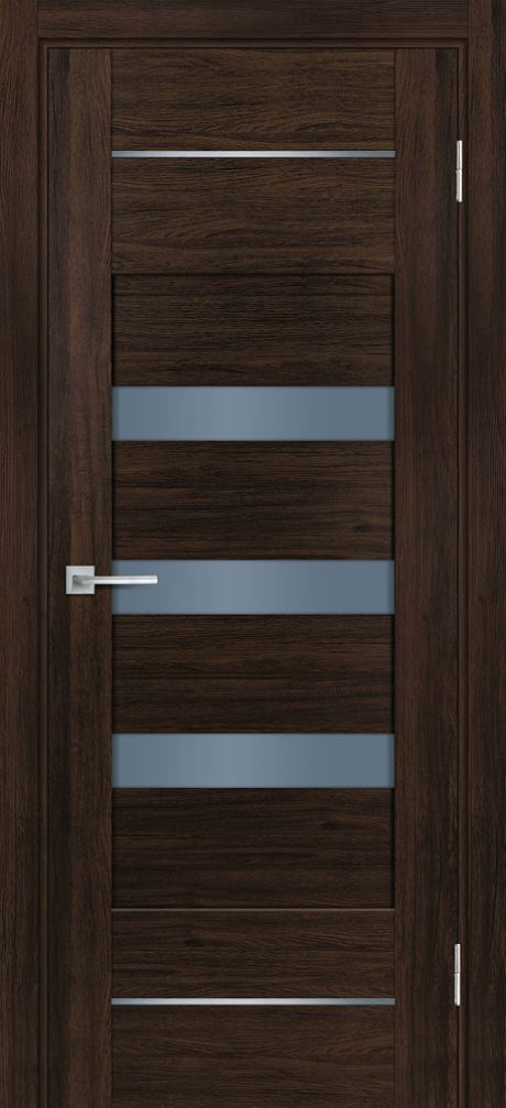 PSL-18  nanotex, сан-ремо шоколад 600*1900 стекло сатинат графит