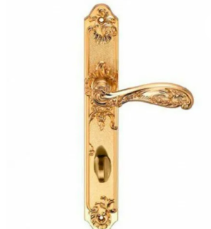 Ручка FLOR S. GOLD (OL) (на планке с завёрткой, матовое золото)