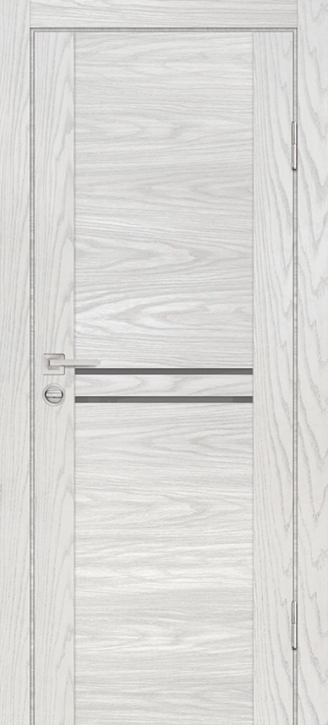 PSM-4 PP дуб скай бежевый, 800*2000 стекло серый лакобель