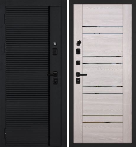 ДМ Галактика-173 муар чер,Kale/Border(Черный мяг.шагр. PR-173/PSK-1 Ривьера крем зеркало тонир)860ПР