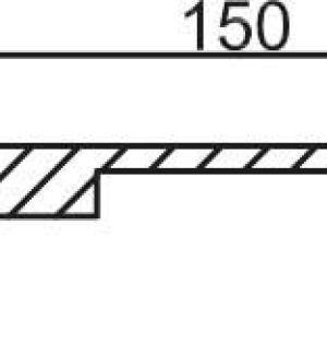 Добор PP, мокко 150*10*2070, телескоп