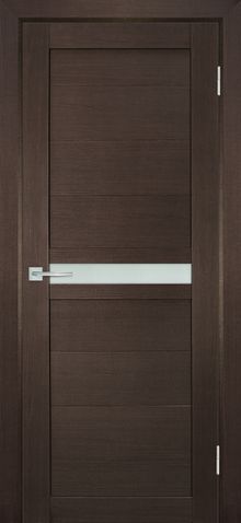 ТЕХНО 703 nanotex, венге 800*2000 стекло белый сатинат