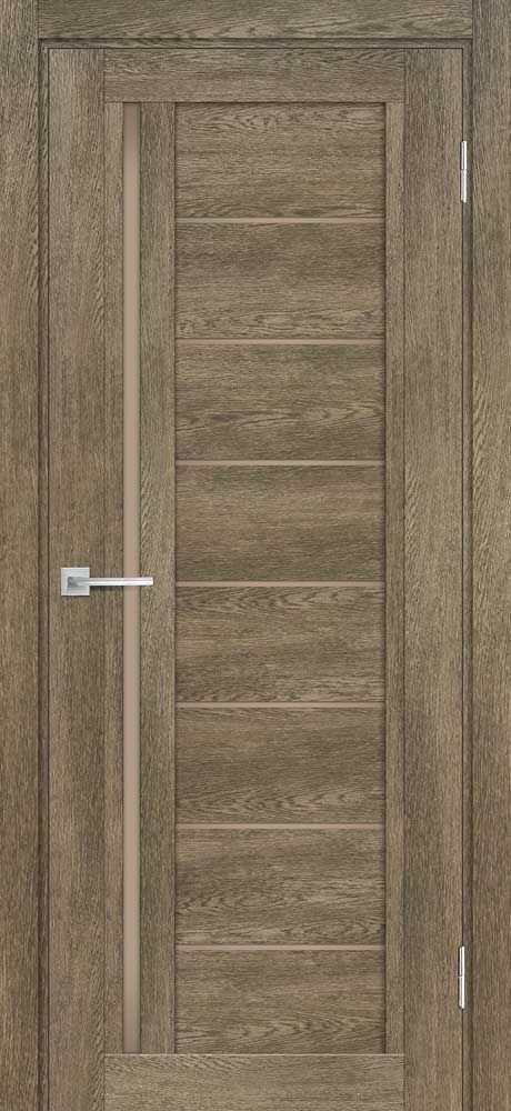 ТЕХНО-801 nanotex, бруно 700*2000 стекло бронза сатинат