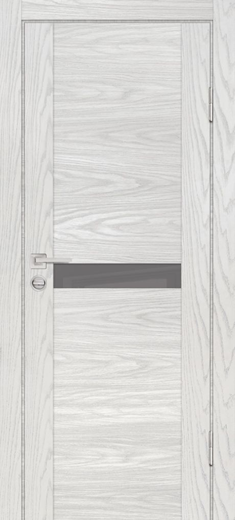 PSM-3 PP дуб скай бежевый, 550*1900 стекло серый лакобель