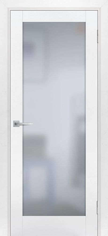 PSE-25 эмалит, белоснежный ДО800*2000 стекло сатинат белый