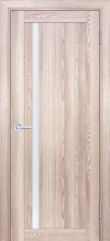 PSK-8 nanotex, ривьера крен-экрю 900*2000 стекло Белый лакобель