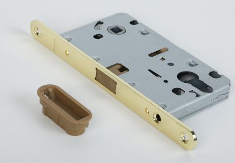 Защёлка магнитная под ключевой цилиндр LM 5212CL B, золото блестящее
