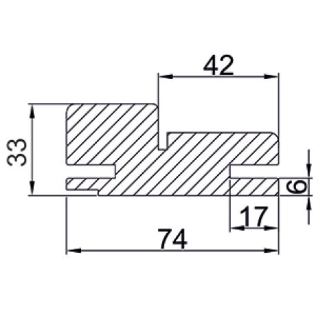Коробка фигурная сендвич nanotex, пломбир 74*33*2070, телескоп с уплотнителем /ЗАКАЗНАЯ/