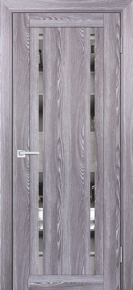 PSK-9 nanotex, ривьера грей ДП1900х550 стекло зеркало светлое