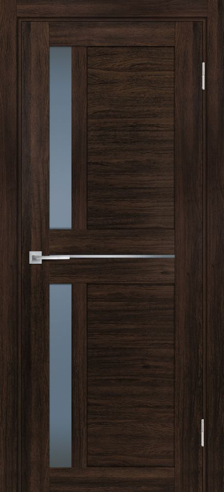 PSL-19  nanotex, сан-ремо шоколад 600*1900 стекло сатинат графит