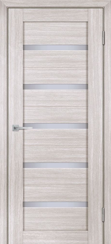 Лайт-07 nanotex, лиственница белая 800*2000 стекло белый сатинат