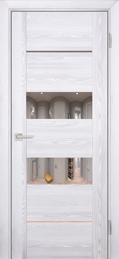 PSK-6 nanotex, ривьера айс ДП2000х800 стекло зеркало светлое