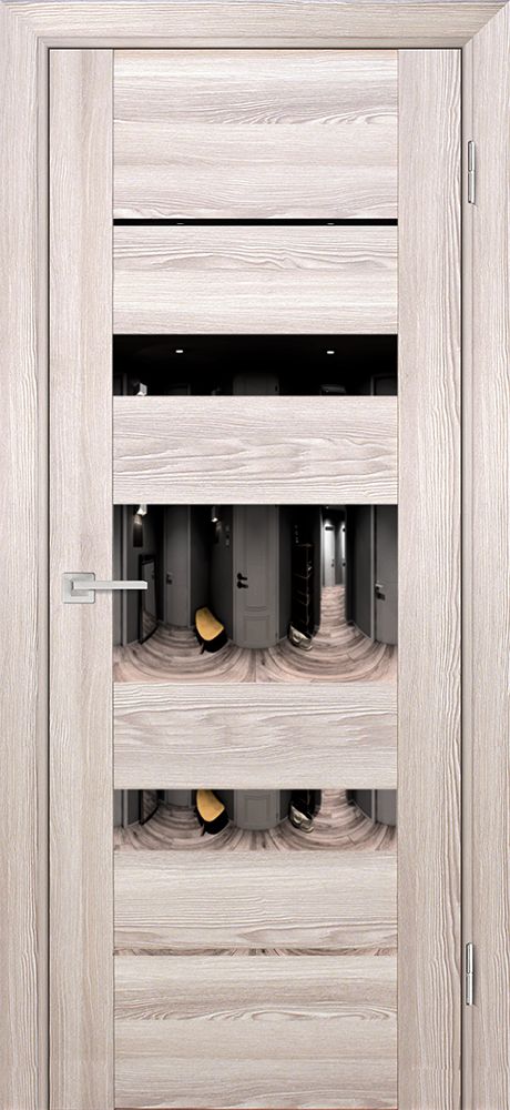 PSK-5 nanotex, ривьера крен-экрю 900*2000 стекло тонированное Зеркало