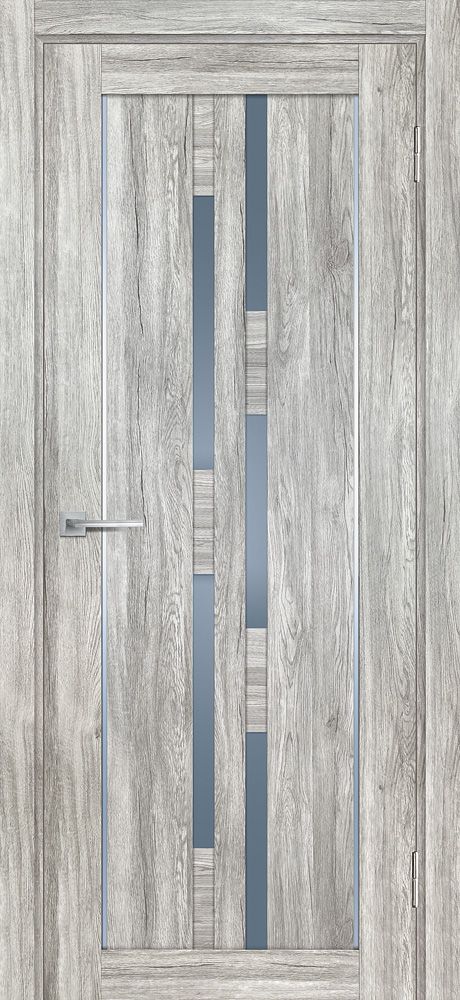 PSL-33  nanotex, сан-ремо серый 600*2000 стекло сатинат графит