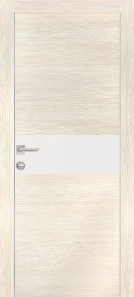 РХ-3 "Crome" PP, ЭшВайт гориз.700*2000 Белый лакобель/Венге горизонт Черный лакобель /2 отв.