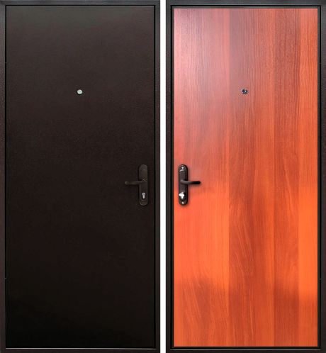 Прораб 1, металл/панель, Антик медь Дуб рустикальный , 960 правая