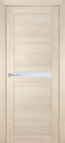 ТЕХНО 703 nanotex, капучино 700*2000 стекло белый сатинат
