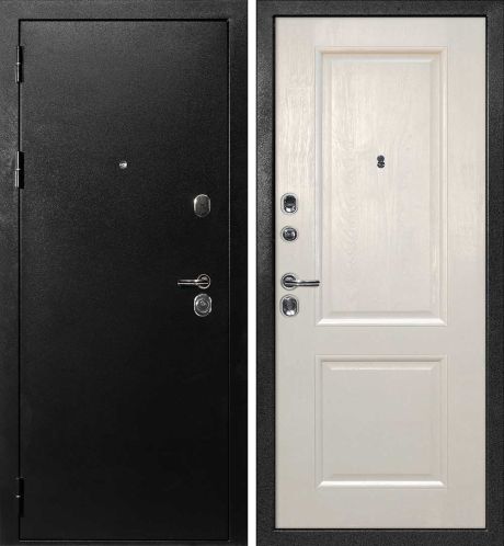 ДМ С-1 титан, замки Гардиан (металл гладкий/ PSU-28 nanotex бланжевое дерево) 960 ПР