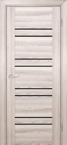 PSK-1 nanotex, ривьера крен-экрю 600*1900 стекло черный лакобель