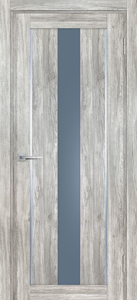 PSL- 2  nanotex, сан-ремо серый 800*2000 стекло сатинат графит