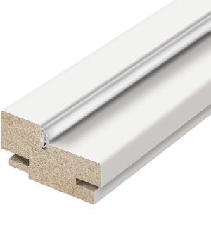 Коробка прямая МДФ эмаль Белая, 70*33*2100 телескоп. с уплотнителем