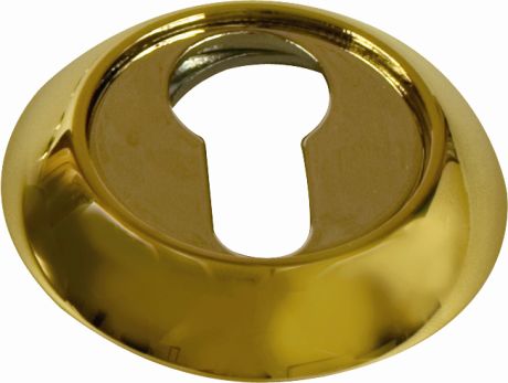 Накладка на ключевой цилиндр SILLUR CL P.GOLD (золото блестящее, круглое основание)