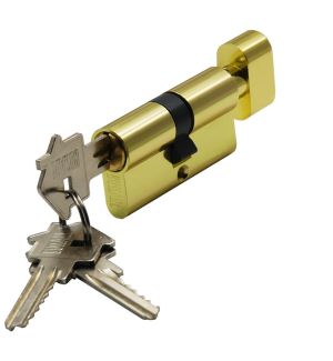 Ключевой цилиндр BUSSARE CYL 3-60 TR GOLD (ключ-завёртка, 3 ключа, золото)