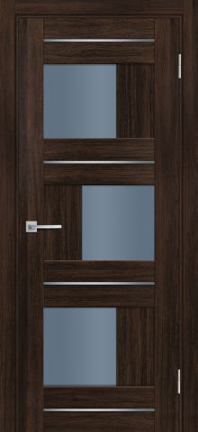 PSL-13  nanotex, сан-ремо шоколад 600*1900 стекло сатинат графит