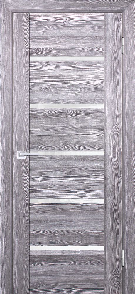 PSK-7 nanotex, ривьера грей 700*2000 стекло белый лакобель