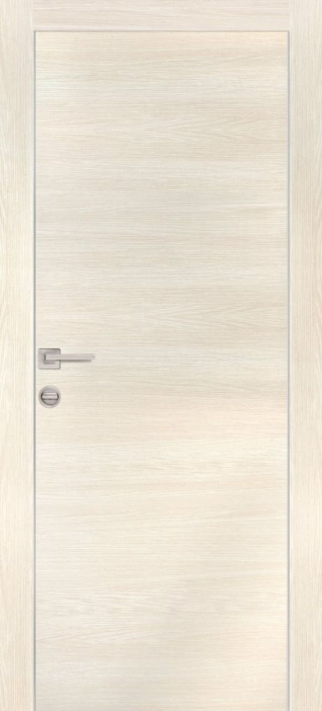 PX-1 "Crome" PP, ЭшВайт горизонтальный ДГ 900*2000 /врезка под петли AGB,замок AGB/