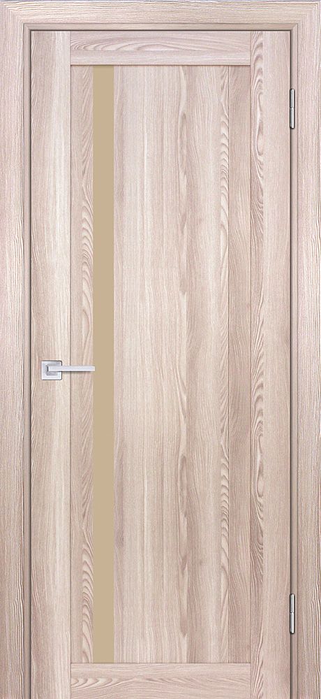 PSK-8 nanotex, ривьера крен-экрю 600*2000 стекло кремовый лакобель