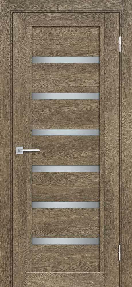 ТЕХНО-807 nanotex, бруно 800*2000 стекло белый сатинат