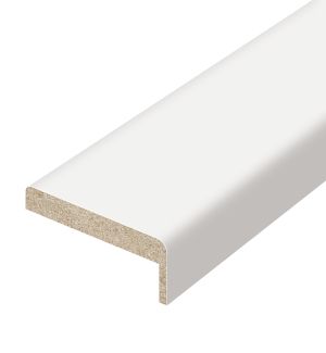 Наличник прямой МДФ, эмаль Белая, 80*10*2140, телескоп. (без радиуса)