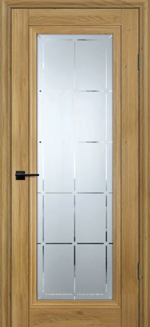 PSC-35 "Classic" nanotex дуб золотистый ДО2000х700 стекло сатинат худ.гравировка