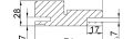 Коробка прямая МДФ nanotex чиаро гриджио 74*28*2070, телескоп с уплотнителем