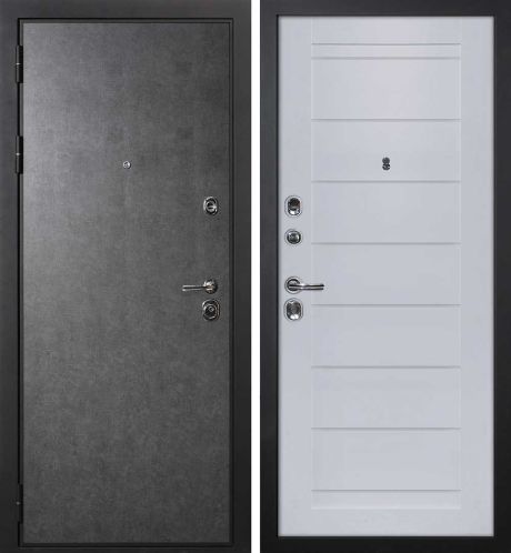 ДМ П-2/1 черный муар, Kale (ФП гладкая штукатурка графит/ТЕХНО-708 nanotex муссон) 960 Л