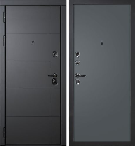 ДМ Э-1 серый муар, Mottura/Kale (ФП-10 серый софт/ гладкая PP графит) 860 Л