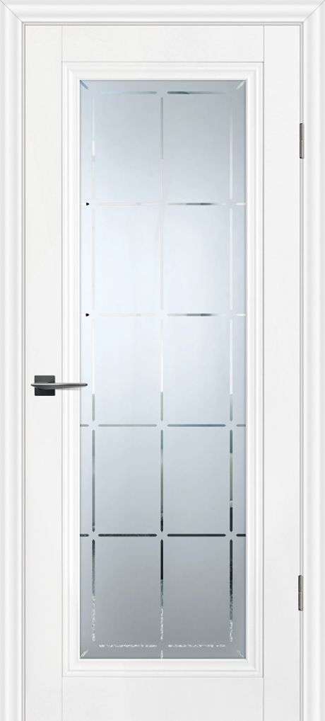 PSC-35 "Classic" РР белый ДО 600*2000 стекло сатинат худ.гравировка