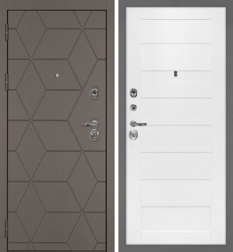 ДМ Тетра-181 муар серый,гардиан32.11/30.01(Коричнево-серыйФЛ-181/ТЕХНО708 эмалит белосн.гл.вст)980Л