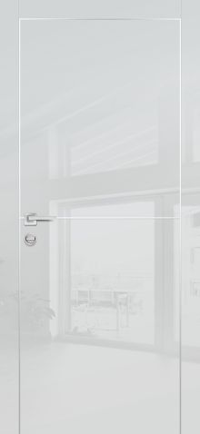 HGX-19 PET агат глянец, 700*2000 Al-молдинг 5мм/врезка под петли и замок AGB/ Al-кромка с 4-х стор