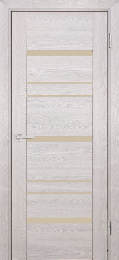 PSK-3 nanotex, ривьера крем 800*2000 стекло Кремовый лакобель