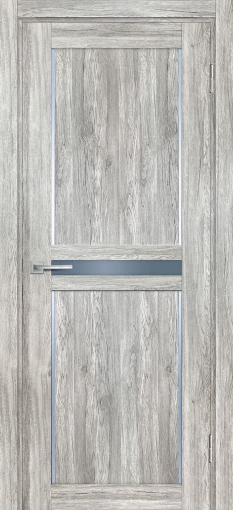 PSL- 3  nanotex, сан-ремо серый 700*2000 стекло сатинат графит