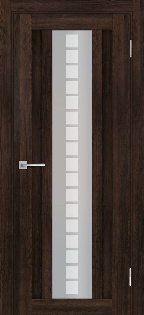 PSL-16  nanotex, сан-ремо шоколад 900*2000 стекло сатинат белый