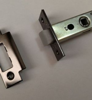 Защёлка межкомнатная с пластиковым язычком EDS-6-45 PLAST GRAPHITE, графит