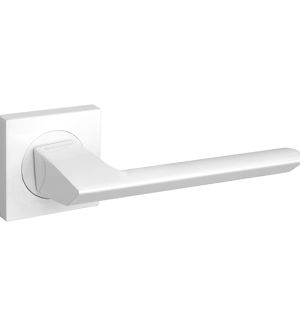 Ручка Fuaro (Фуаро) раздельная SAMPLE KM WH-19 белая/Квадрат/ст.