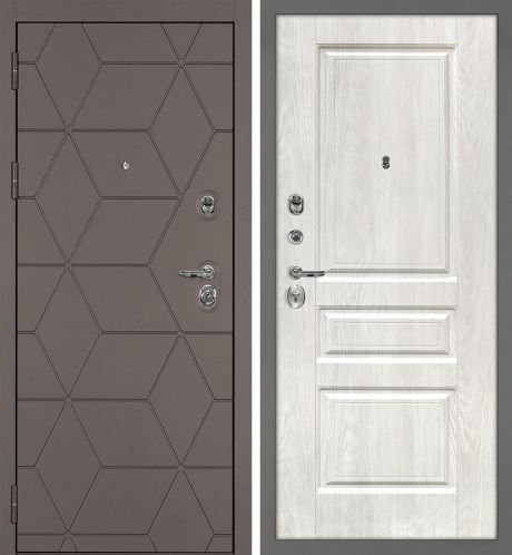 ДМ Тетра-181 муар серый,гардиан32.11/30.01(Коричнево-серыйФЛ-181/Версаль-2 шале PVC дуб жемчуж)980Л