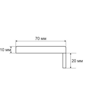 Наличник прямой МДФ эмаль Ral7032 олива  70*10*2120, телескоп /ИД/