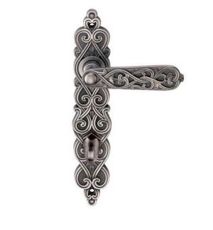 Ручка ARABESCO BL. SILVER (OL) (на планке с завёрткой, чернёное серебро)