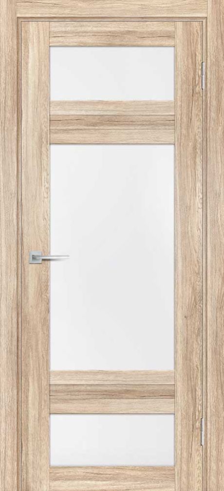 PSL- 6  nanotex, сан-ремо натуральный 900*2000 стекло сатинат белый