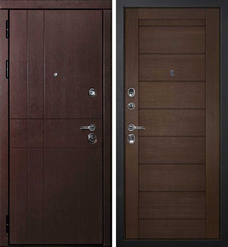 ДМ С-2 шагрень черн, замки Гардиан (ФП-1 орех премиум/ ТЕХНО-708 nanotex венге) 860 Л